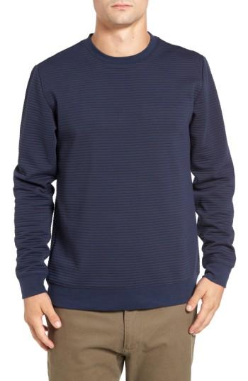 Men's Singer + Sargent Stripe Pullover, Size - Blue