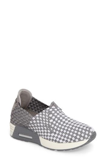 Women's Bernie Mev. Best Gem Woven Elastic Sneaker Us / 38eu - White