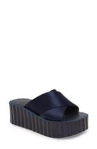 Women's Tory Burch Scallop Platform Sandal M - Blue