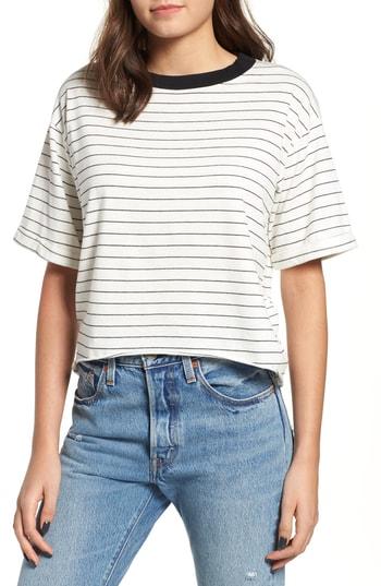 Women's Project Social T Freddy Crop Ringer Tee - Ivory