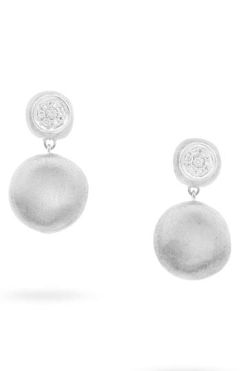 Women's Marco Bicego Jaipur Pave Diamond Drop Earrings