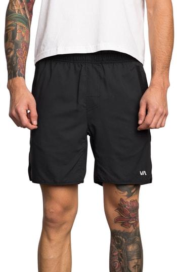 Men's Rvca Spectrum Sport Shorts - Black