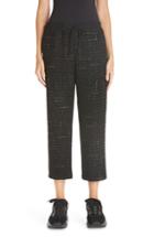 Women's Tricot Comme Des Garcons Wool & Tweed Combo Crop Pants