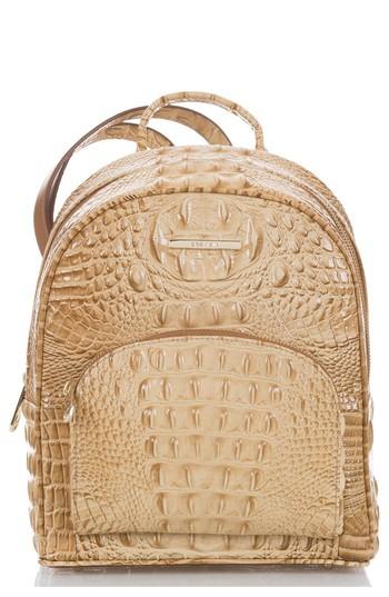 Brahmin Mini Dartmouth Leather Backpack - Beige