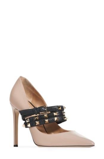 Women's Valentino Rockstud Wrap Pump Us / 35eu - Beige