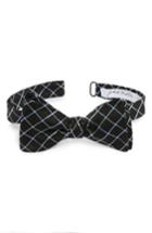 Men's John W. Nordstrom Geometric Silk Tie, Size - Black