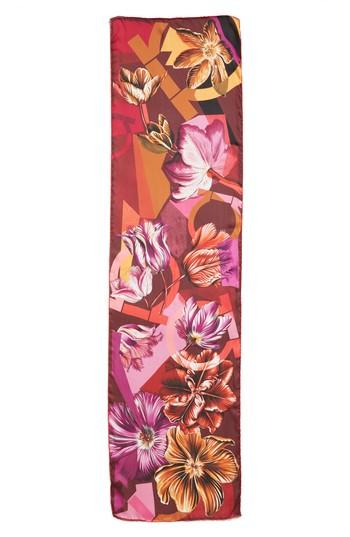 Women's Salvatore Ferragamo Andy Silk Scarf, Size - Burgundy