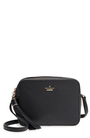 Kate Spade New York Kingston Drive - Arla Leather Crossbody Bag - Black