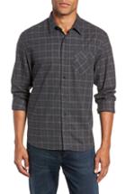 Men's Billy Reid Walland Regular Fit Plaid Sport Shirt, Size - Grey