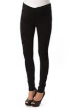 Women's Pietro Brunelli 'matthew' Ponte Knit Maternity Pants - Black
