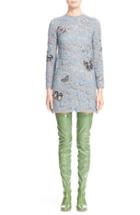 Women's Valentino Butterfly Embroidered Lace Dress