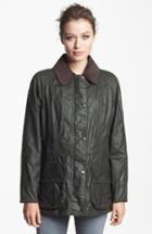 Women's Barbour Beadnell Waxed Cotton Jacket Us / 20 Uk - Black