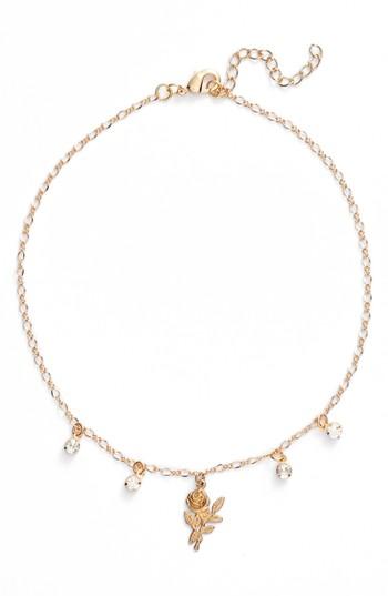 Women's Frasier Sterling Rosebud Crystal Choker