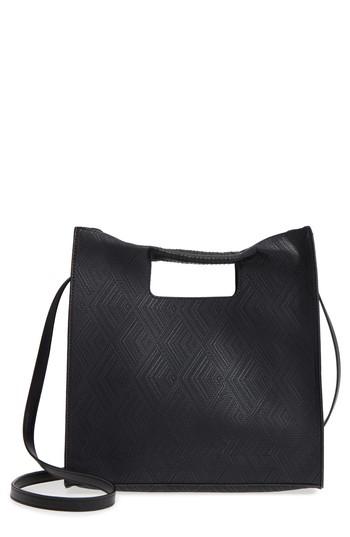 Bp. Geo Woven Wrap Handle Tote - Black