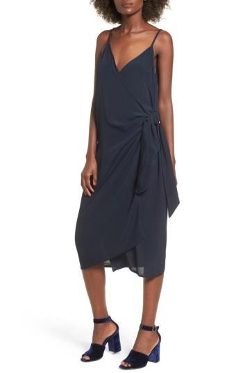 Women's Faithfull The Brand Juel Side Tie Midi Dress - Blue