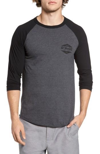 Men's O'neill Dialogue Baseball T-shirt - Grey