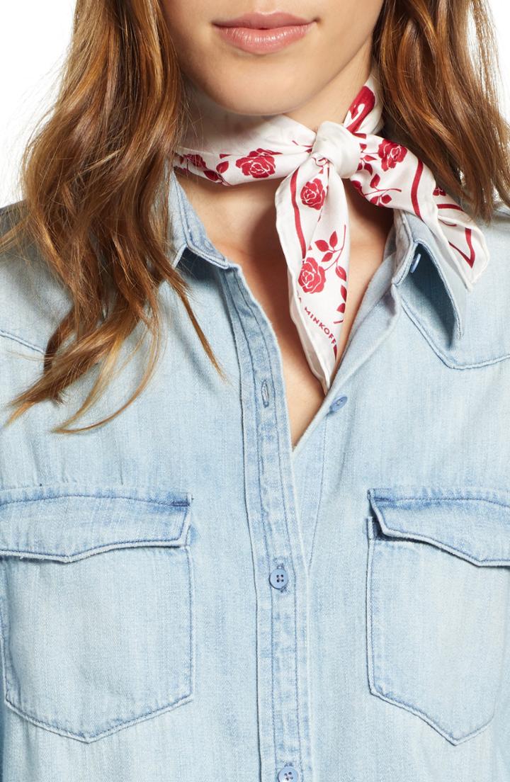 Women's Rebecca Minkoff Girl Power Bandana, Size - White