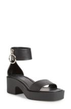 Women's E8 By Miista Savannah Cuff Platform Sandal .5us / 37eu - Black