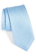 Men's Calibrate Forget Me Not Floral Silk Tie