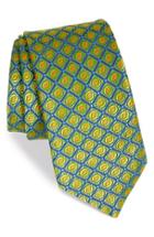 Men's Ted Baker London Geometric Silk Tie, Size - Green