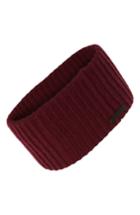 Allsaints Cardigan Stitch Headband, Size - Burgundy