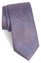 Men's Calibrate Hoss Textured Silk Tie, Size - Black