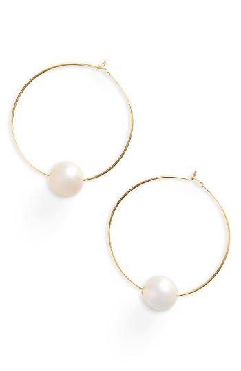 Women's Chan Luu Freshwater Pearl Hoop Earrings