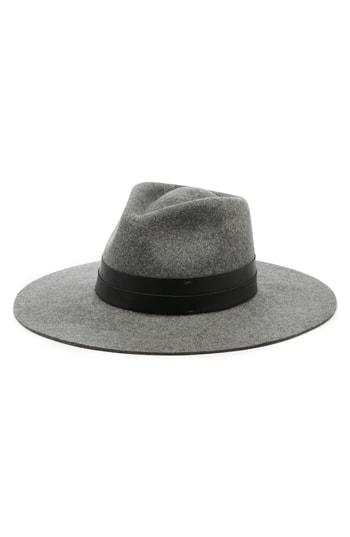 Women's Sole Society Wide Brim Hat - Grey