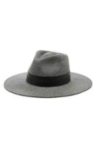 Women's Sole Society Wide Brim Hat - Grey