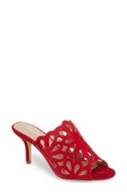 Women's Charles By Charles David Nicki Perforated Open Toe Mule M - Red