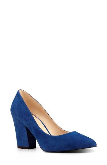 Women's Nine West Scheila Pointy Toe Pump M - Blue