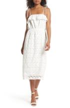 Women's First Monday Ruffle Broderie Anglaise Sundress - White
