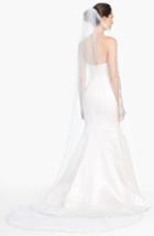 Wedding Belles New York 'mary Kate' Embroidered Cathedral Veil, Size - Ivory