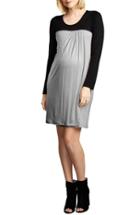 Women's Maternal America Baby Doll Maternity/nursing Dress - Grey
