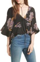 Women's Free People Mauie Wowie Palm Print Top