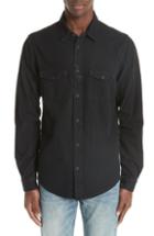 Men's Ksubi Frontier Work Shirt, Size - Black