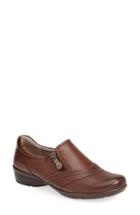 Women's Naturalizer 'clarissa' Leather Flat M - Brown