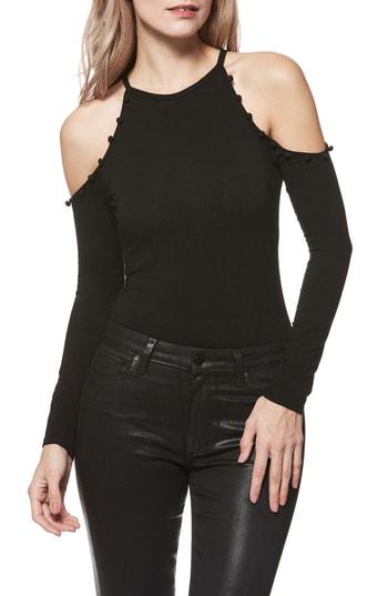 Women's Paige Siana Cold-shoulder Bodysuit - Black