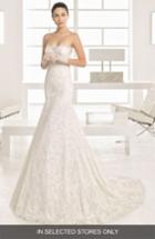 Women's Two By Rosa Clara Ofrenda Strapless Lace Gown, Size In Store Only - Beige