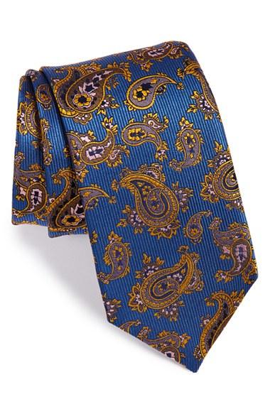 Men's Eton Paisley Silk Tie