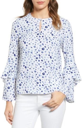 Women's Cooper & Ella Agatha Bell Sleeve Blouse - Blue