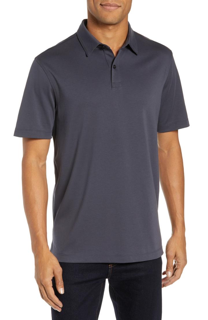 Men's Nordstrom Men's Shop Tech-smart Polo - Grey