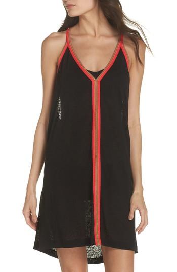 Petite Women's Pitusa Cover-up Sundress, Size - Black