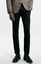 Men's Topman Ultra Skinny Black Suit Trousers