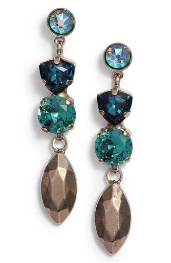 Women's Sorrelli Metal & Crystal Drop Earrings