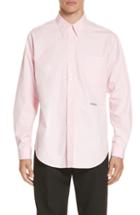 Men's Calvin Klein 205w39nyc Long Sleeve Poplin Shirt Eu - Pink