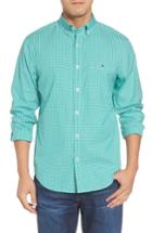 Men's Vineyard Vines Tucker Old Town Classic Fit Gingham Sport Shirt, Size - Green