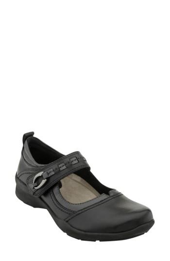 Women's Earth 'angelica' Mary Jane Flat N - Black