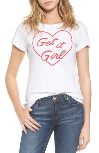 Women's Sundry Get It Girl Tee - White