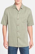 Men's Tommy Bahama 'san Clemente' Original Fit Silk Camp Shirt - Green